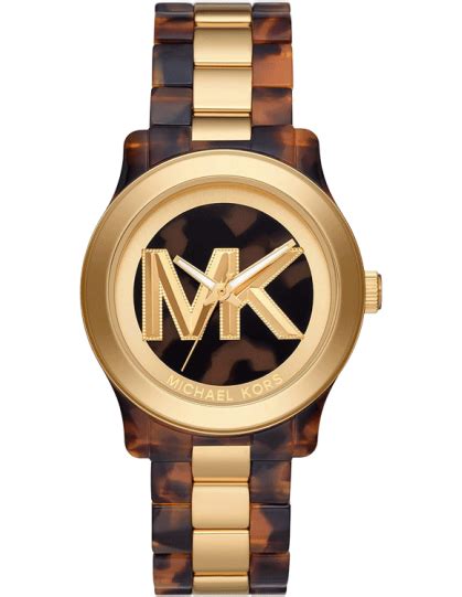 michael kors tortoise chronograph watch|mk7354.